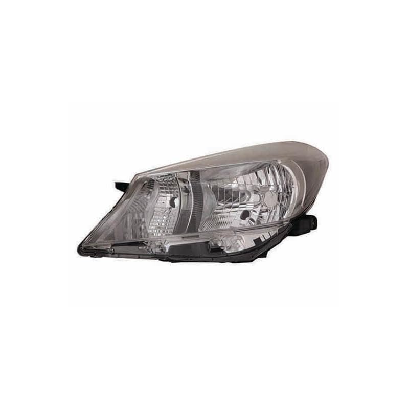 Phare gauche H4 fond noir Yaris 3 pour remplacer un bloc optique cassé 2011-2014