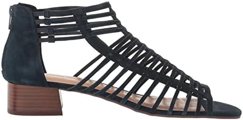 Bella Vita Women's Holden Block Heel Heeled Sandal, Navy Suede Leather, 7 | Image 5