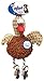 SPOT Gigglers Chicken Dog Toy with Giggle Sound, Textured Plush Tug Toy with Rope Legs, 12