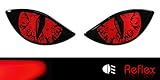 Tamaño de cada ojo: aprox. 66 x 35 mm (máx. altura y ancho del adhesivo)
