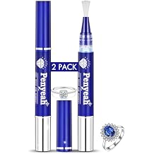 Jewelry Cleaner Pen 2Pack, Quick Sparkle Diamond Ring Cleaner Pen Stick, Soft Brush Travel Jewelry Cleaning Pen for Diamonds,Various Gemstones,Gold,White Gold,Moissanite