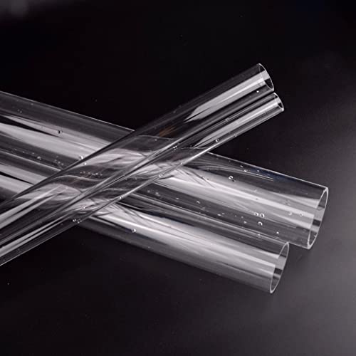Tuyau rigide transparent en acrylique de 50cm pour circuits d'eau