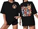 Overstimulated Moms Club Shirt for Women Oversized Mama Shirts Funny Mom Graphic Tees Casual Short Sleeve Tees Black