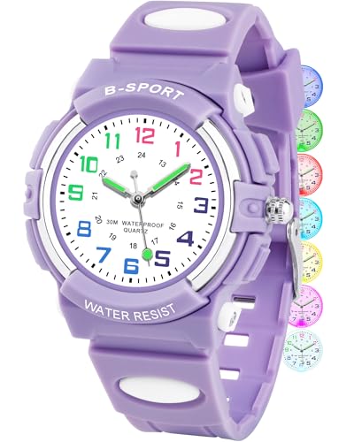Montre enfant analogique étanche DTKID quartz fille garçon