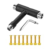 seething Skateboards Longboard T-Tool, All-in-ONE Tool Suitable for All Types of Skateboards