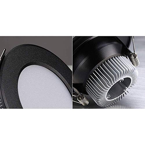 Foco de techo hermético LED de 7W con haz de 120° redondo no regulable 3