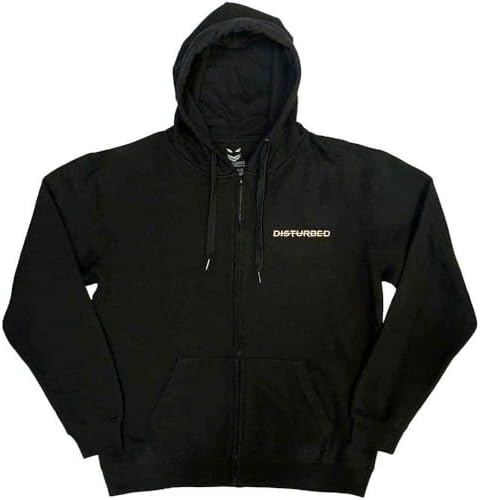 Rock Off officially licensed products Face Band Logo Zip Up Hoodi...