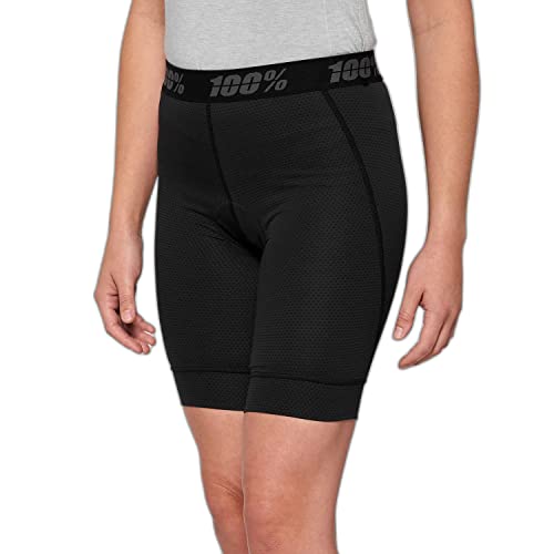 Short vtt femme 100% Ridecamp noir s vêtements cyclisme