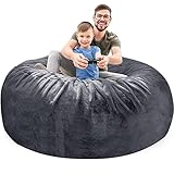 ☁️Fácil de limpiar: Nuestros pufs premium están hechos de telas de la más alta calidad con costuras cosidas y cremalleras dobles para un llenado garantizado. Simplemente colóquelo en la lavadora y tendrá una cubierta de puf fresca y limpia sin signos de encogimiento, decoloración o formación de bolitas.
