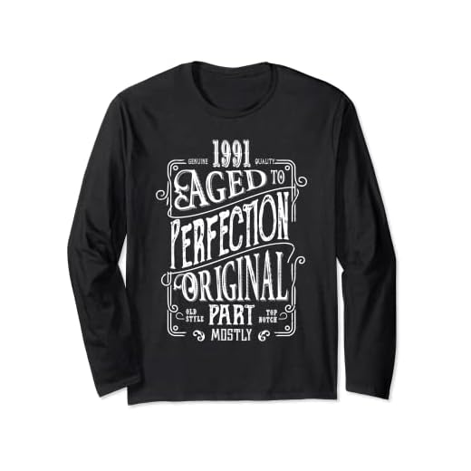 1991 Regalos de cumpleaños 31 Año de edad Cumpleaños 31st Bday Present Manga Larga