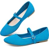 Obtaom Mary Jane Flat Shoes Round Toe Ballet Flats...
