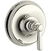KOHLER K-T10584-4-SN Bancroft Rite-Temp Pressure-Balancing Valve Trim, Vibrant Polished Nickel