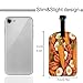Carrot Egg& Bacon Medley Luggage Tag with Privacy Protection,Travel Luggage Identifier,Fashionable Travel Accessory