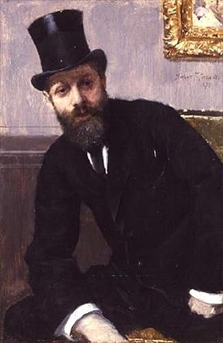 Portrait d'Hippolyte Fortin par Norbert Goeneutte Image sur Toile Émotion Artistique