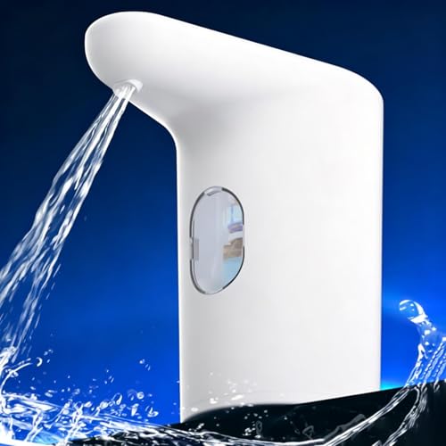 Bomba de agua para bidón recargable USB portátil con dos agujeros 7