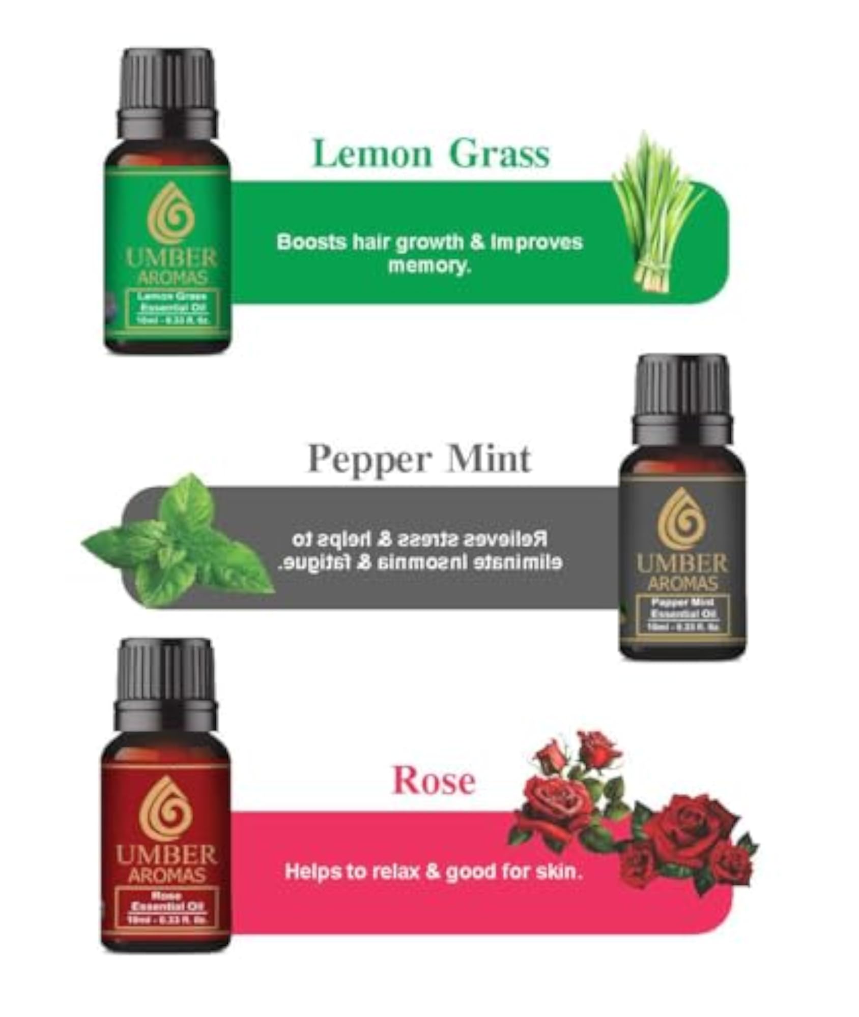 Essential Oil Pack of 12 for Aromatherapy