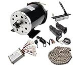 ICONSPORTSS MY1020 800W 36V Brush Electric Motor Kit with Speed Controller & Throttle Grips - for Tricycle, Scooter, Electric Bike, Go Kart, Drift Trike Quad Dirt Bikes