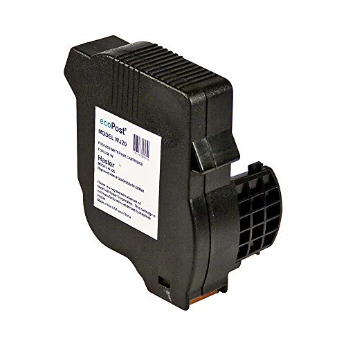 Ecopost Eco20 Compatible Red Ink Cartridge Replacement For Hasler Postage Meter Wj20Ink/33000262X (Red) #TOP1