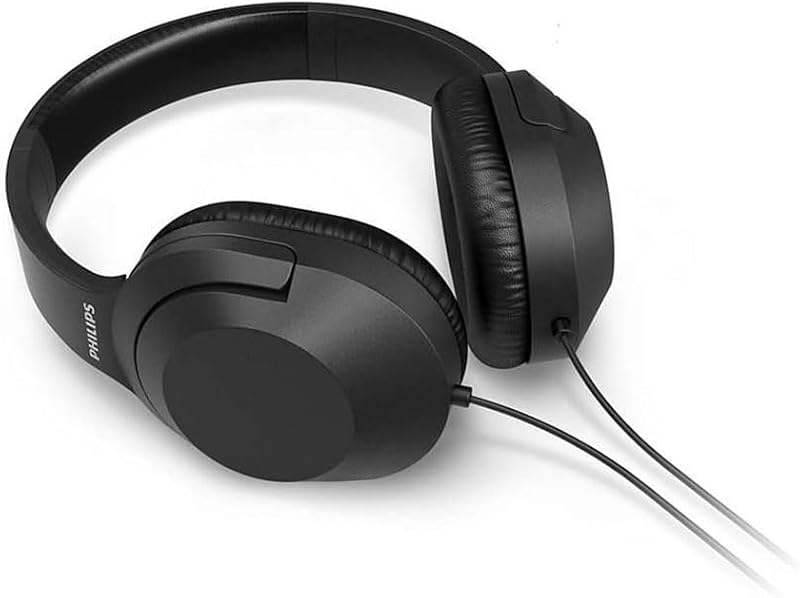 Philips TAH2005BK fekete vezetékes fejhallgató 40mm meghajtóval és zajcsökkentéssel