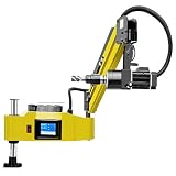 Elektrische Gewindeschneidmaschine, 360 ° Multidirektionales Gewindeschneidgerät, 1100 mm flexibles Gewindeschneiden für Maschinenherstellung und Formenindustrie, M3-M12 kompatibel