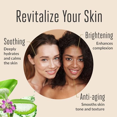 Face Moisturizer - Natural Face Lotion with Aloe, Niacinamide, and Vitamin C, Anti-Aging Skin Care, Promotes Elasticity, Reduces Fine Lines, and Brightens Face (2 fl oz) - Image 3