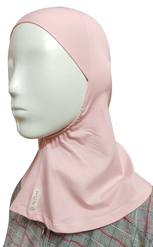 Image of TCP Women's Ninja Beige Jersey Cap, under scarf Neck Covering Hijab Tube cap Age 16+ years