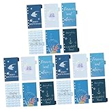 OSALADI 3 Ensembles Intercalaires Rechargeables Pour Organiseur De...