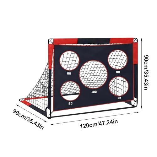 Filet de football de précision extérieur avec structure renforcée pliable - 2