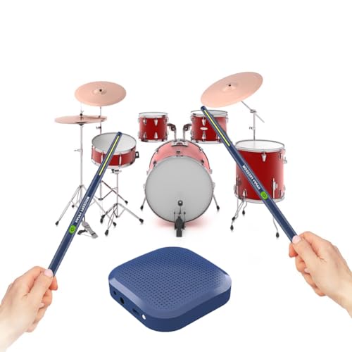 sikiwind バーチャルエアドラムセット エアドラム ドラムスティック付き ポータブル 電子仮想エアドラム ドラムスティック ペダル プロフェッショナル 初心者 子供 大人用