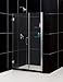 DreamLine SHDR-20537210 Unidoor 53 to 54 Inch Frameless Hinged Shower Door