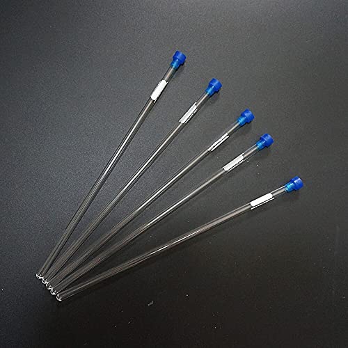 WUTINGKONG 2pcs 5pcs Lab Vidrio Tubo NMR, Tubo de Muestra de 7 Pulgadas NMR para Experimento de Laboratorio (Capacity : 5pcs)