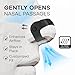Difiney Reusable Nasal Strips for Breathing: Snoring Support, Max Strength Internal Nasal Opener, No Sticky Pads, Nose Strips Alternative, Bend-to-Fit Steel Bridge Nasal Dilators for Sleep