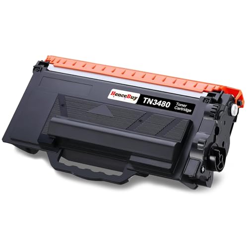HenceBuy TN-3480 TN3480 Toner Cartridge Compatible for Brother HL-L5100DN HL-L5000D HL-L5200DW HL-L6250DN HL-L6300DW HL-L6400DW DCP-L5500DN MFC-L5750DW MFC L5700DN MFC-L6900DW (Black, 1-Pack)