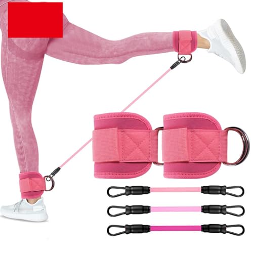 Bandas de tobillo para entrenar sin rozaduras con equipo ajustable cómodo 6