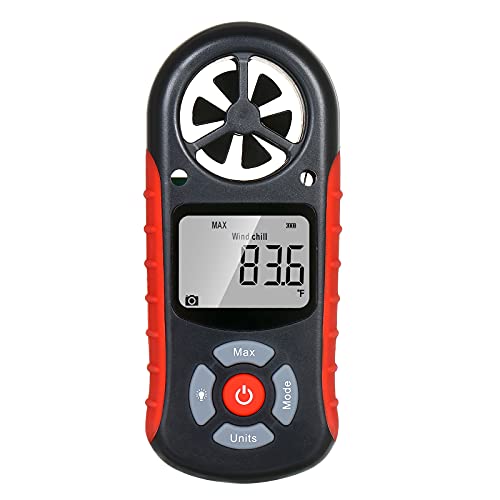 Anémomètre numérique portable : anticipez la météo avec l'altimètre 8 en 1