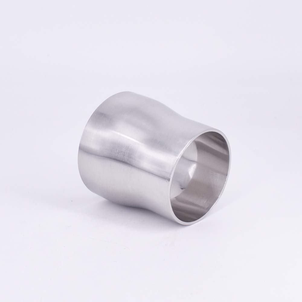 22-85mm Turn 16-70mm OD Butt Weld Reducer Sus 304 Stainless Steel Welding Pipe Fitting Homebrew Beer Exhaust(140mm-127mm)
