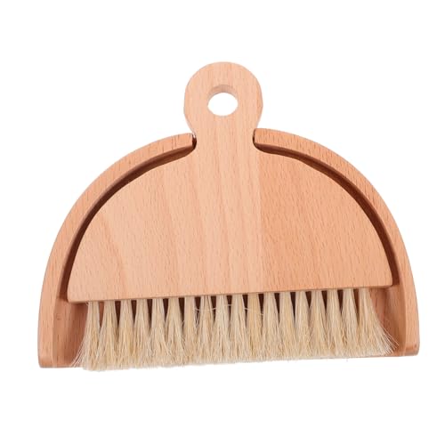 Alipis Dustpan and Brush Compact Cleaning Kit for Desktop Car Electronics Detailing Brush Comfortable to Hold