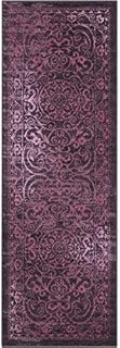 Maples Rugs Pelham Vintage Runner Rug Non Slip Hallway Entry Carpet [Made in