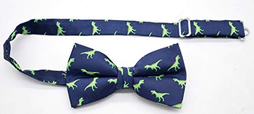 Carahere Mens Bow Ties Handmade Pre-Tied Pattern Bow Ties For Men (Dinosaur Pattern-1) #TOP1