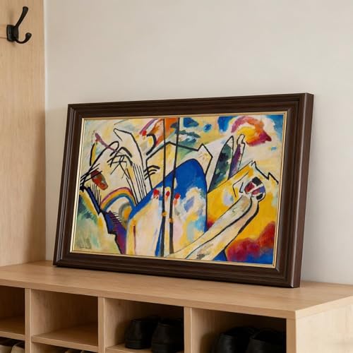 Kandinsky Composition IV Impression sur toile déco bureau 30x45cm - 3