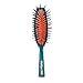 Phillips Brush 3000 Purse Size Cushion Hair Brush with Flower Design - Teal