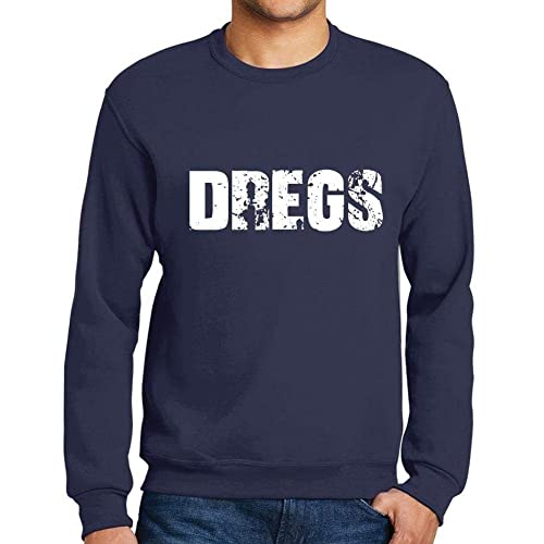 Ultrabasic Homme Sweat-Shirt Imprimé Graphique Dregs Sweatshirt Éco-Responsable Cadeau Nouveauté French Marine L