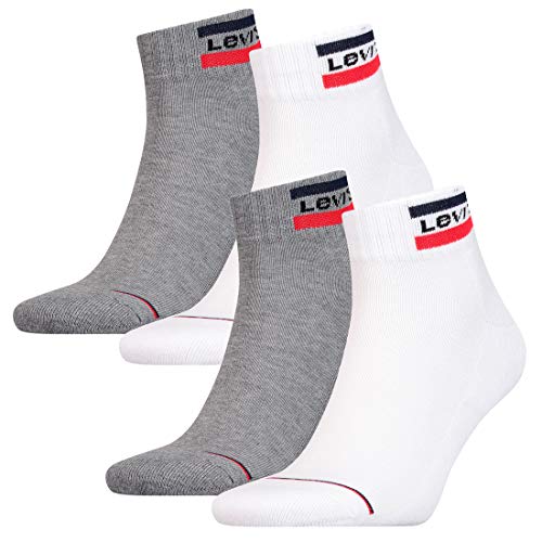 Chaussettes Levis 144NDL Mid Cut SPRTWR L lot de 4 paires de chaussettes de sport