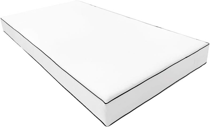 |Cover ONLY|Outdoor Contrast Trim 6" Twin-XL Daybed Fitted Sheet Slipcover AD106