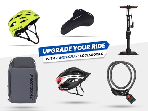 Image of EMotorad T-REX AIR Electric Cycle | 50km Range | 7-Speed Multi Gears | Unisex E-Bike