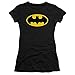 Popfunk Batman Classic Logo Women's T Shirt & Exclusive Stickers (Medium)