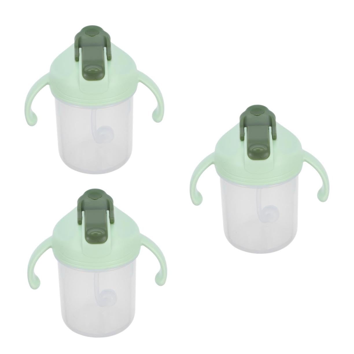 BESTYASH 3piezas Taza Antiderrames Para Adultos Mayores Con Pajita Diseño Spillproof y Para Cuidado De Pacientes y Ancianos Capacidad