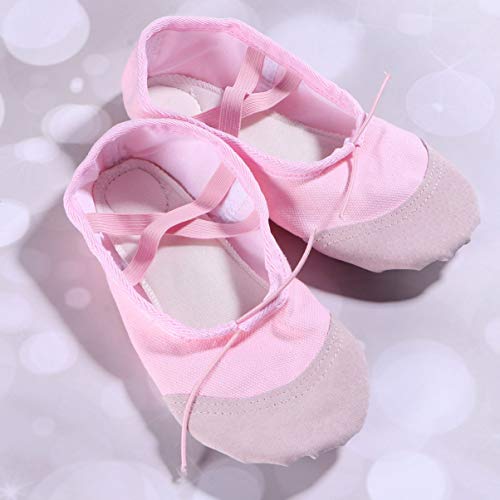 Sapatilhas de balé rosa SUPVOX sapatilhas de balé sapatilhas de Pilates sapatos de dança do ventre s