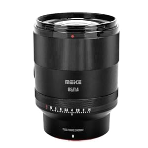 Meike 85 mm F1.4 Autofokus Vollformat STM Schrittmotor Porträt Objektiv kompatibel mit Nikon Z Mount Kameras Z5 Z6 Z7 Z6II Zf