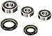 Pivot Works New Wheel Bearing Kit PWRWS-Y32-000 Compatible with/Replacement for Yamaha RZ350 1984 1985, Black